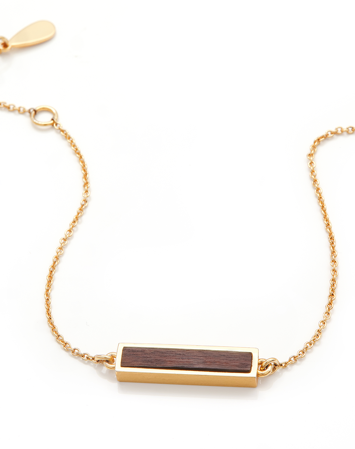 ENGRAVABLE GOLD BAR BRACELET