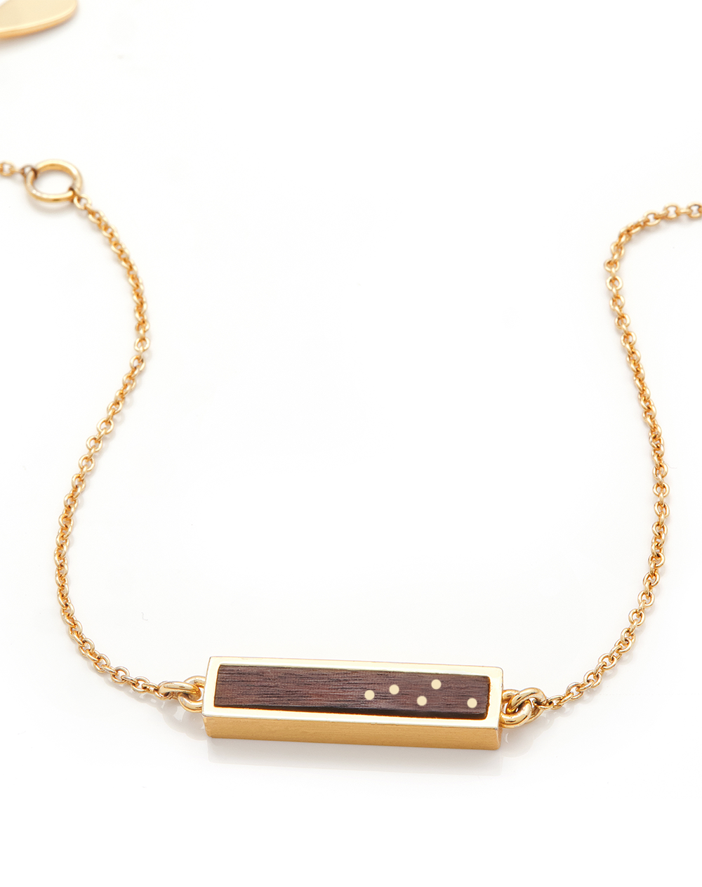 Gold Bar Inlay Bracelet