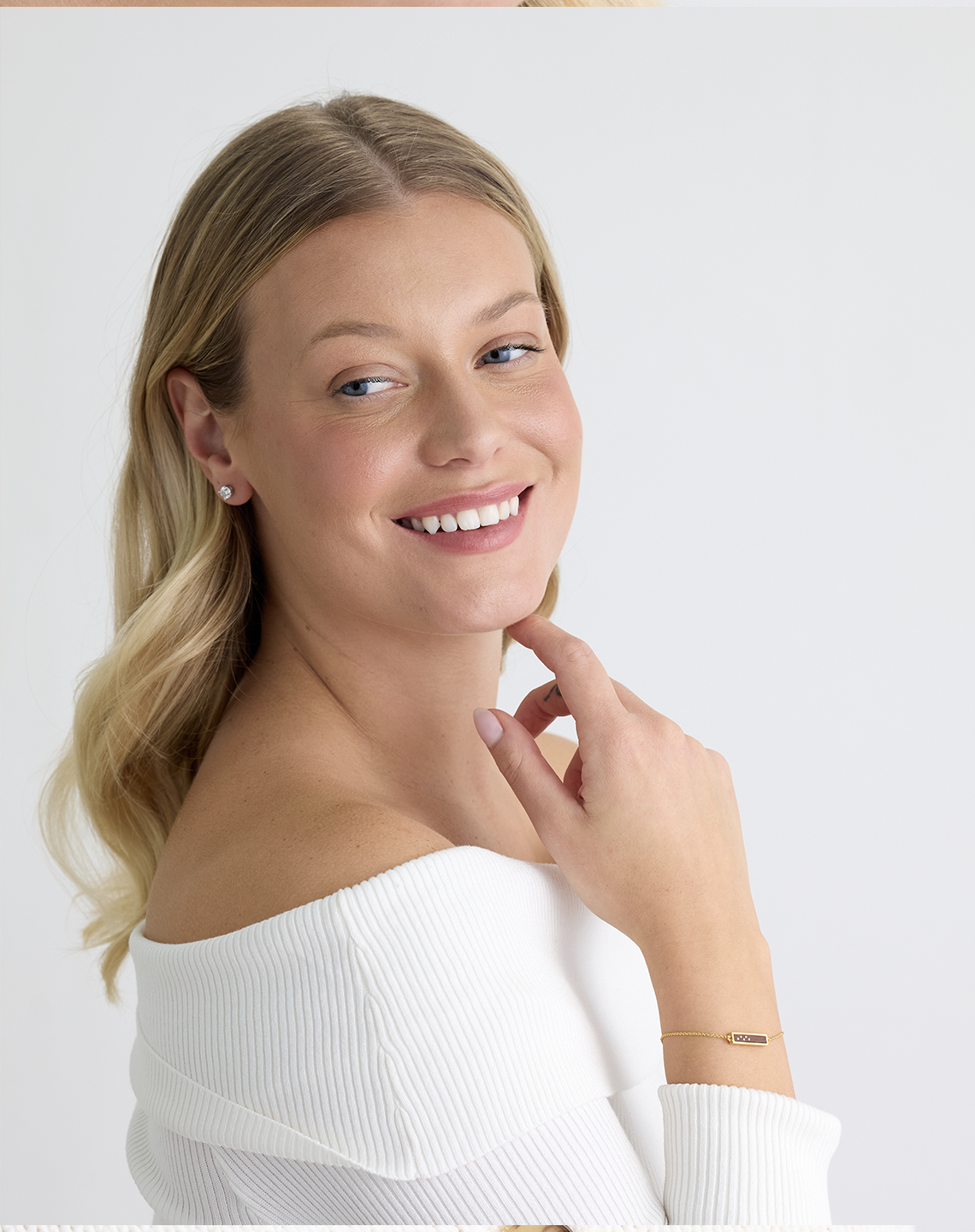 Gold Bar Inlay Bracelet