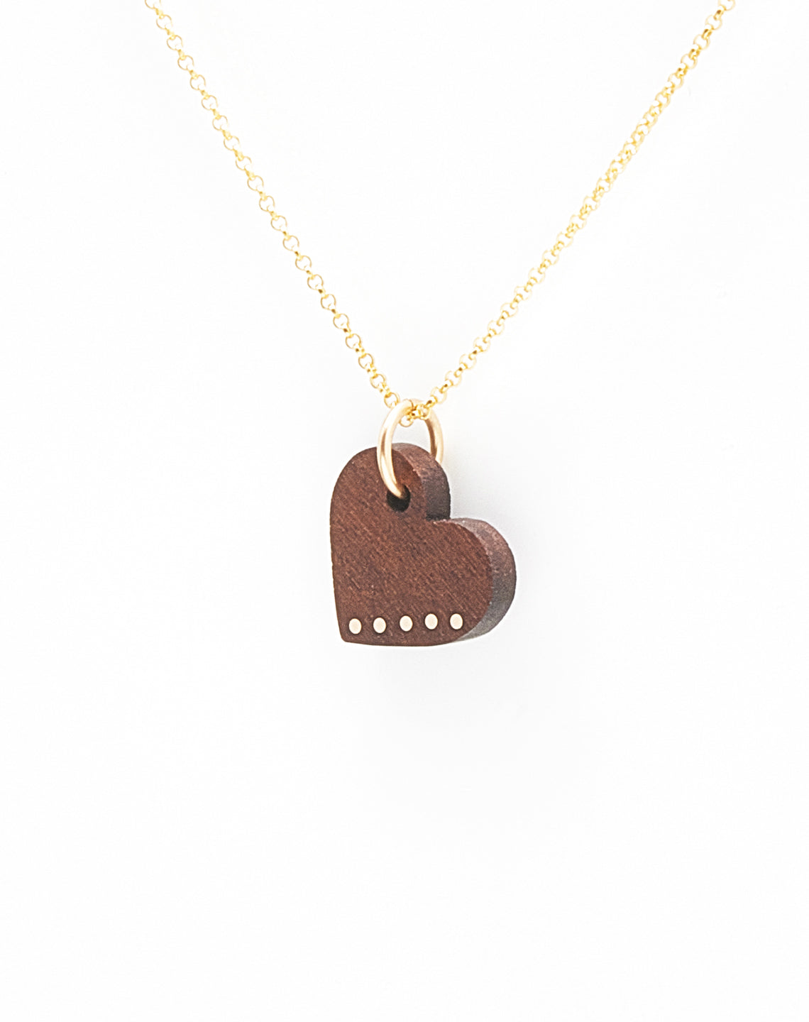 GOLD HEART INLAY