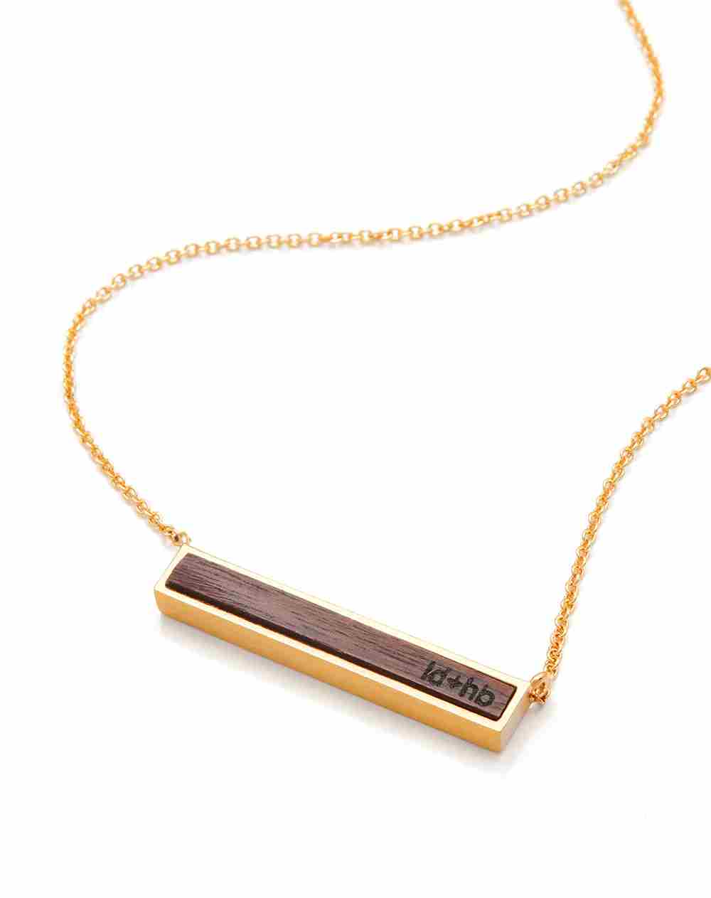 ENGRAVABLE GOLD HORIZONTAL BAR