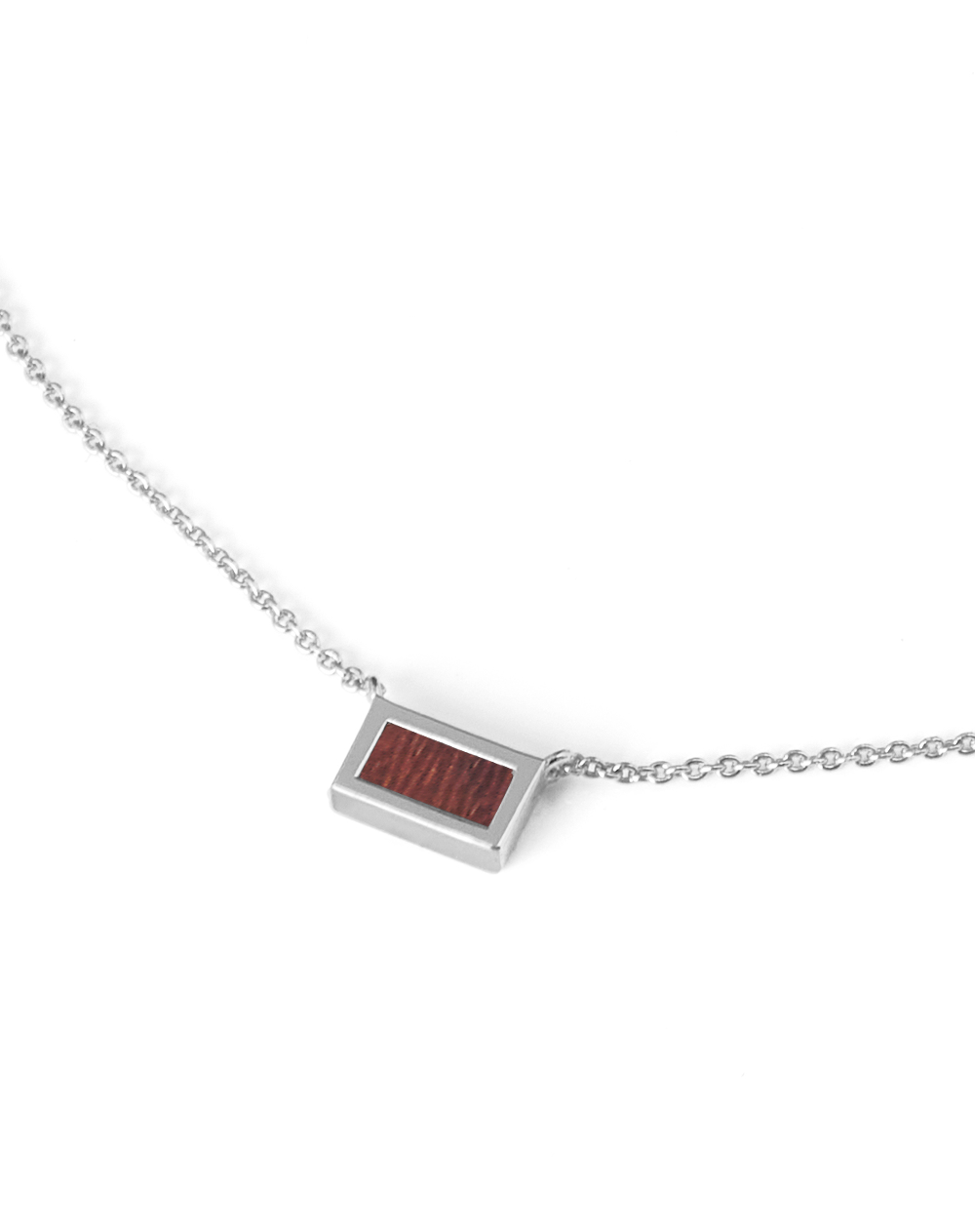 SILVER MINI BAR PENDANT