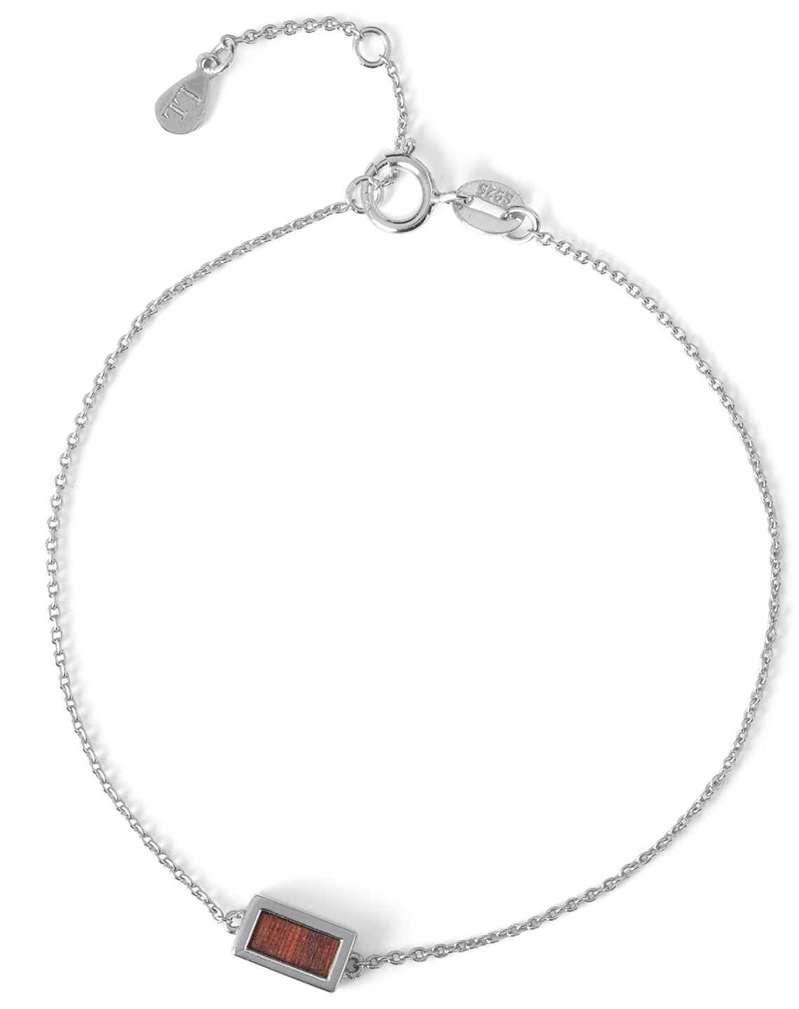 SILVER MINI BAR BRACELET