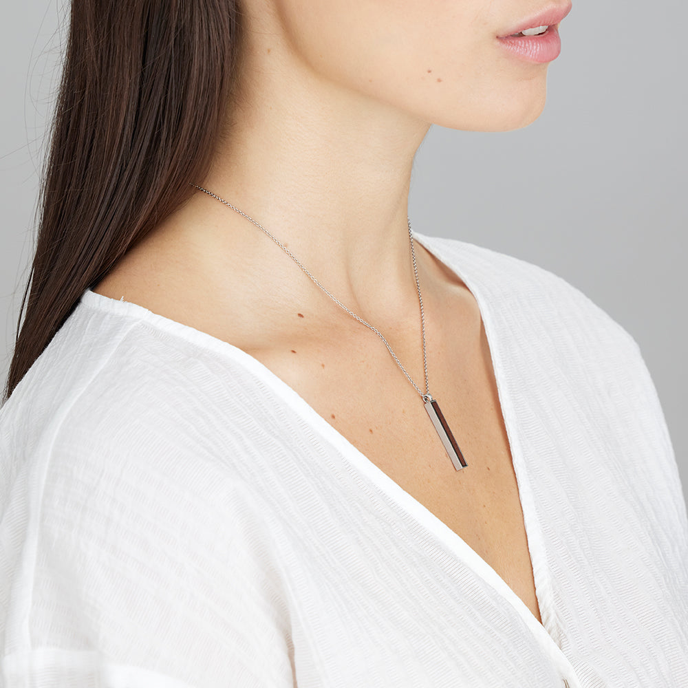 SILVER BAR PENDANT