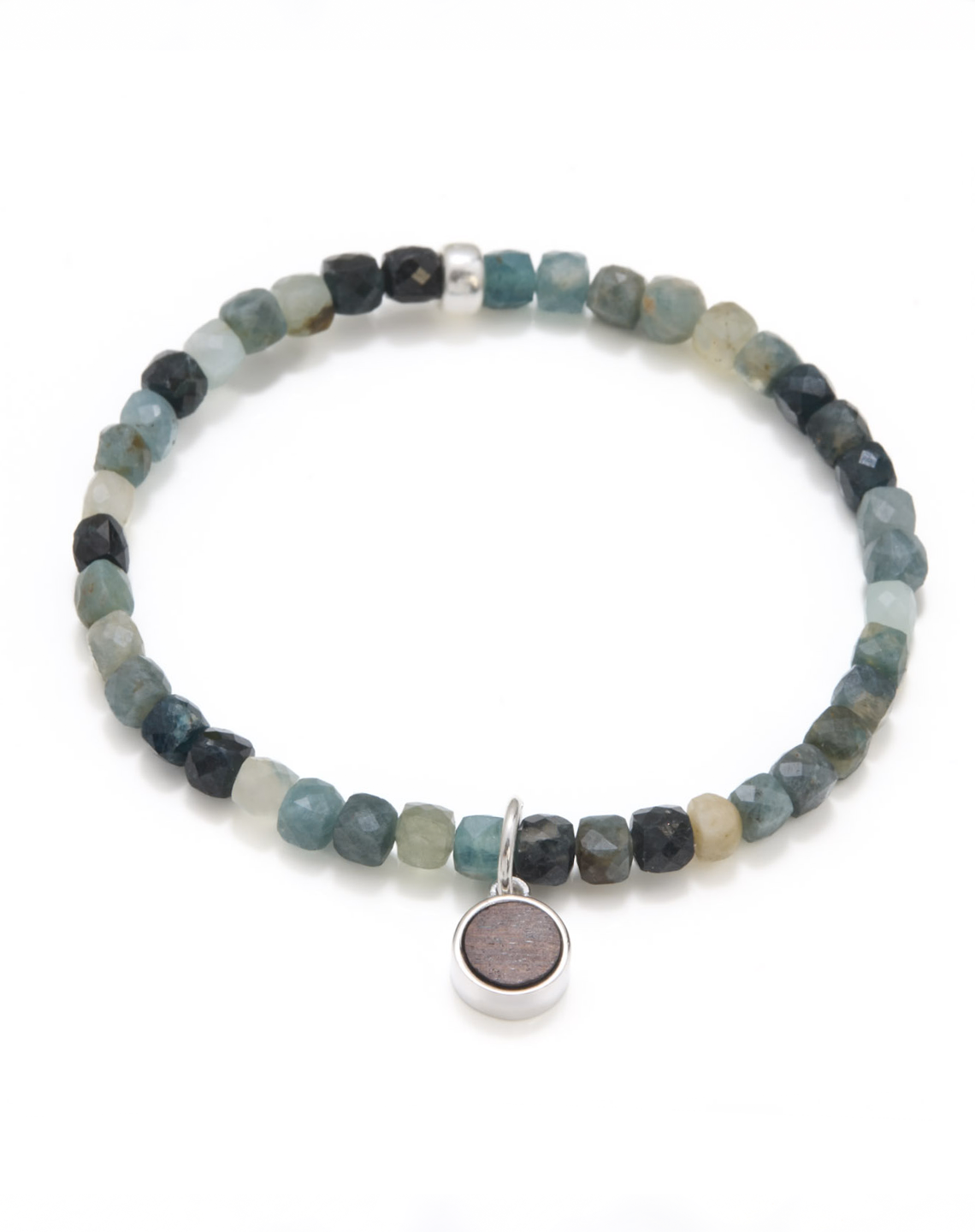 ROUND CHARM TOURMALINE - Silver