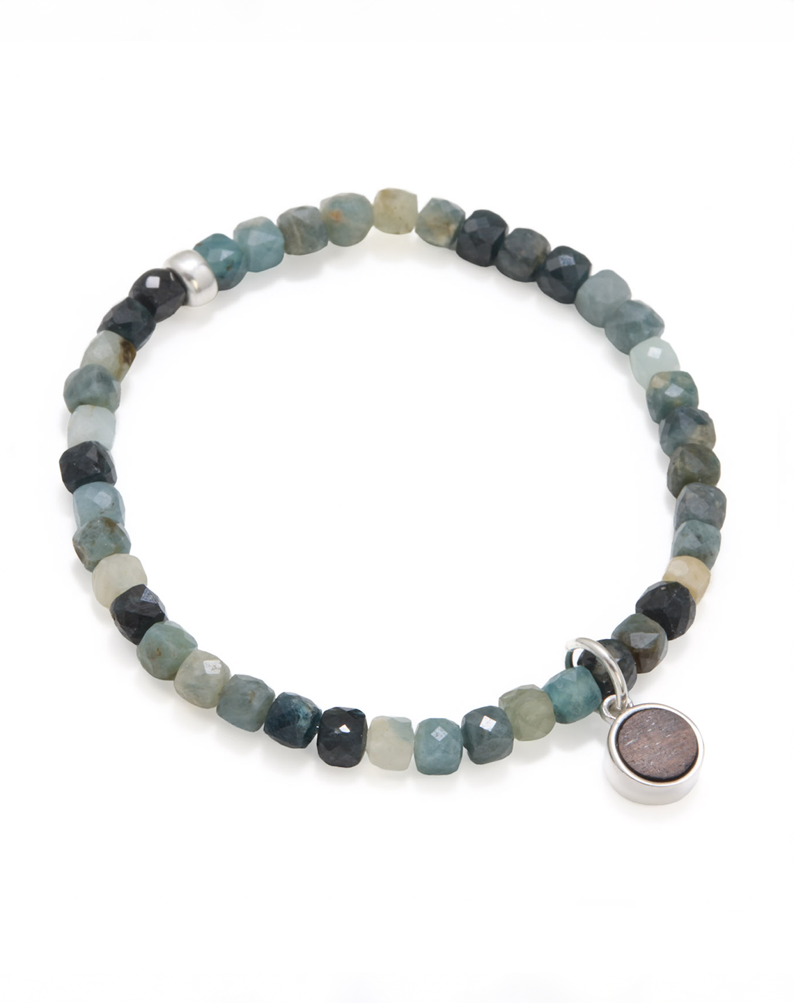 ROUND CHARM TOURMALINE - Silver