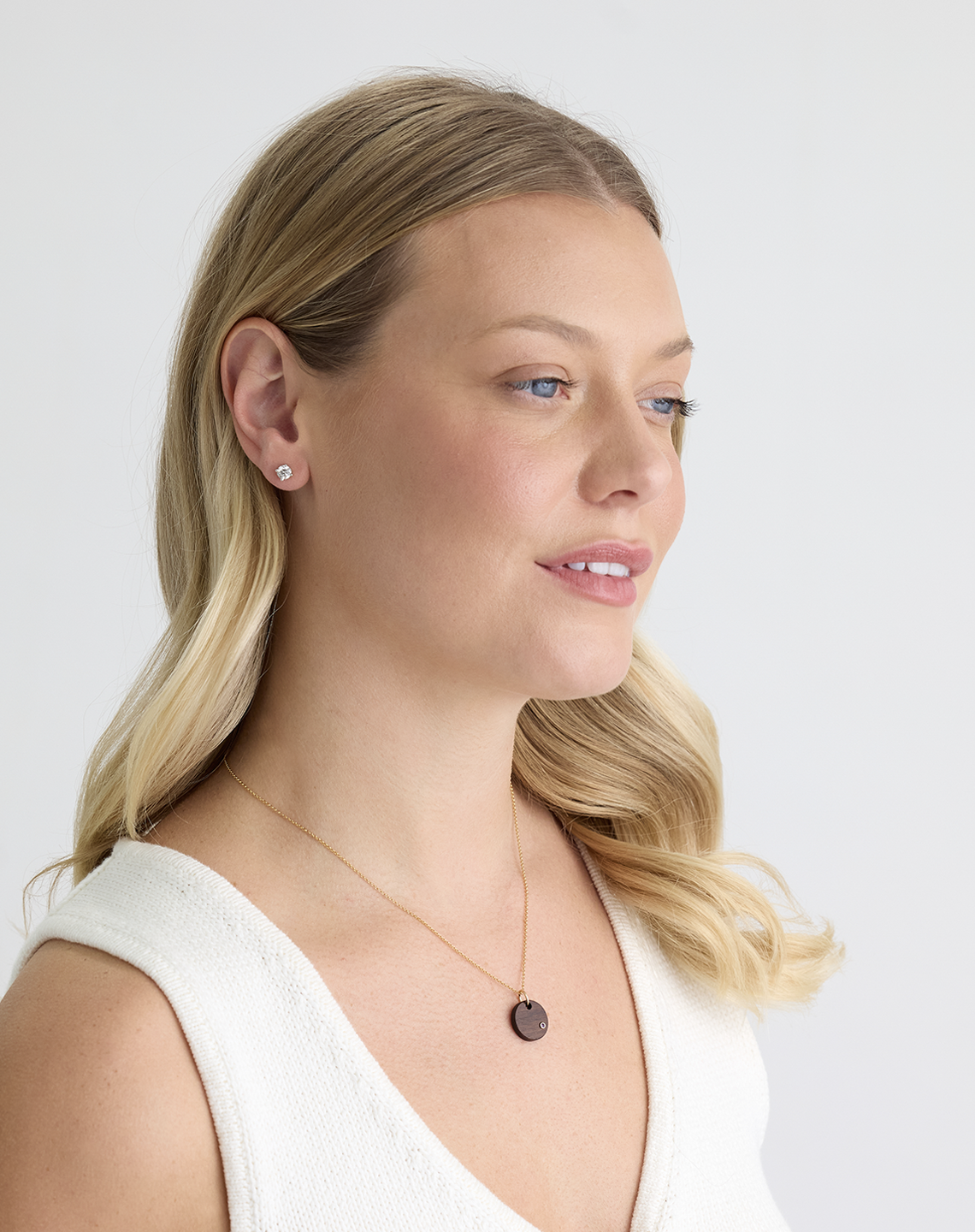 SOLO STONE ROUND - Yellow Gold