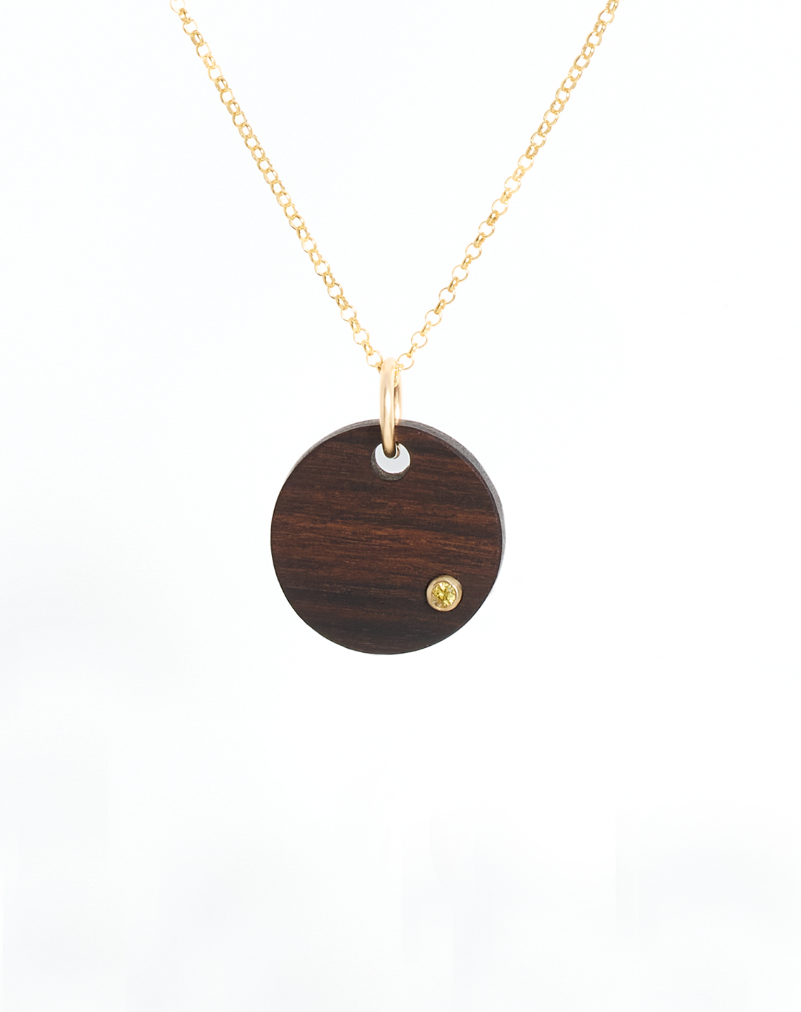 YELLOW SAPPHIRE ROUND - Yellow Gold