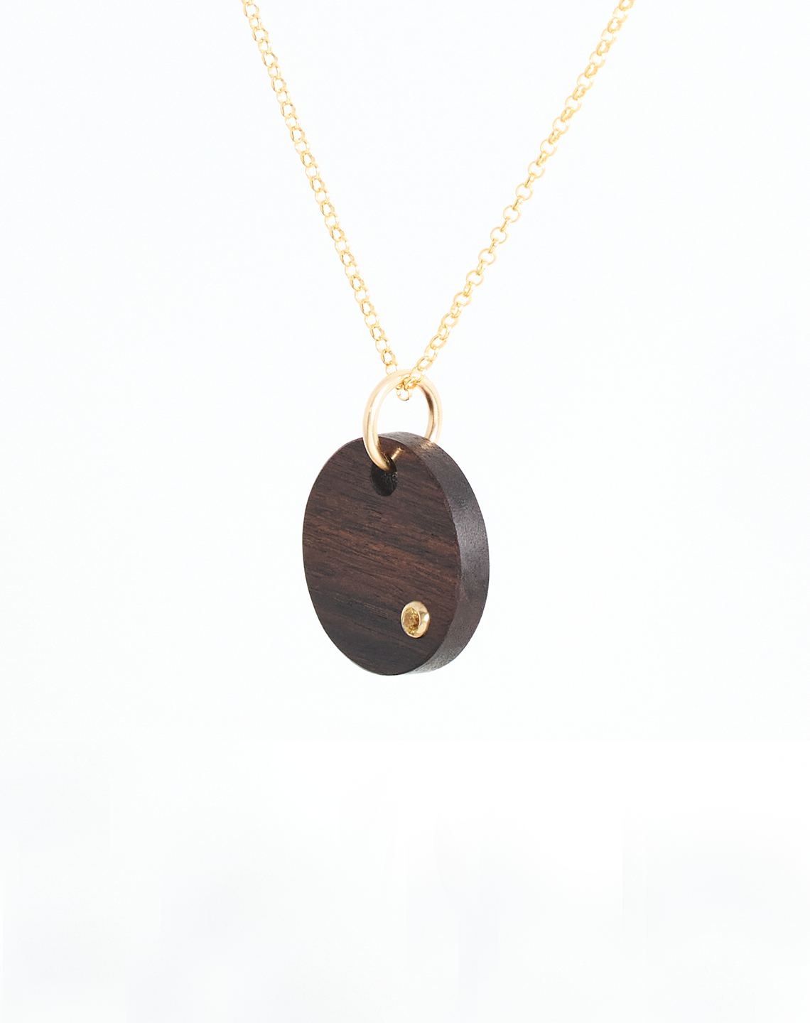 YELLOW SAPPHIRE ROUND - Yellow Gold