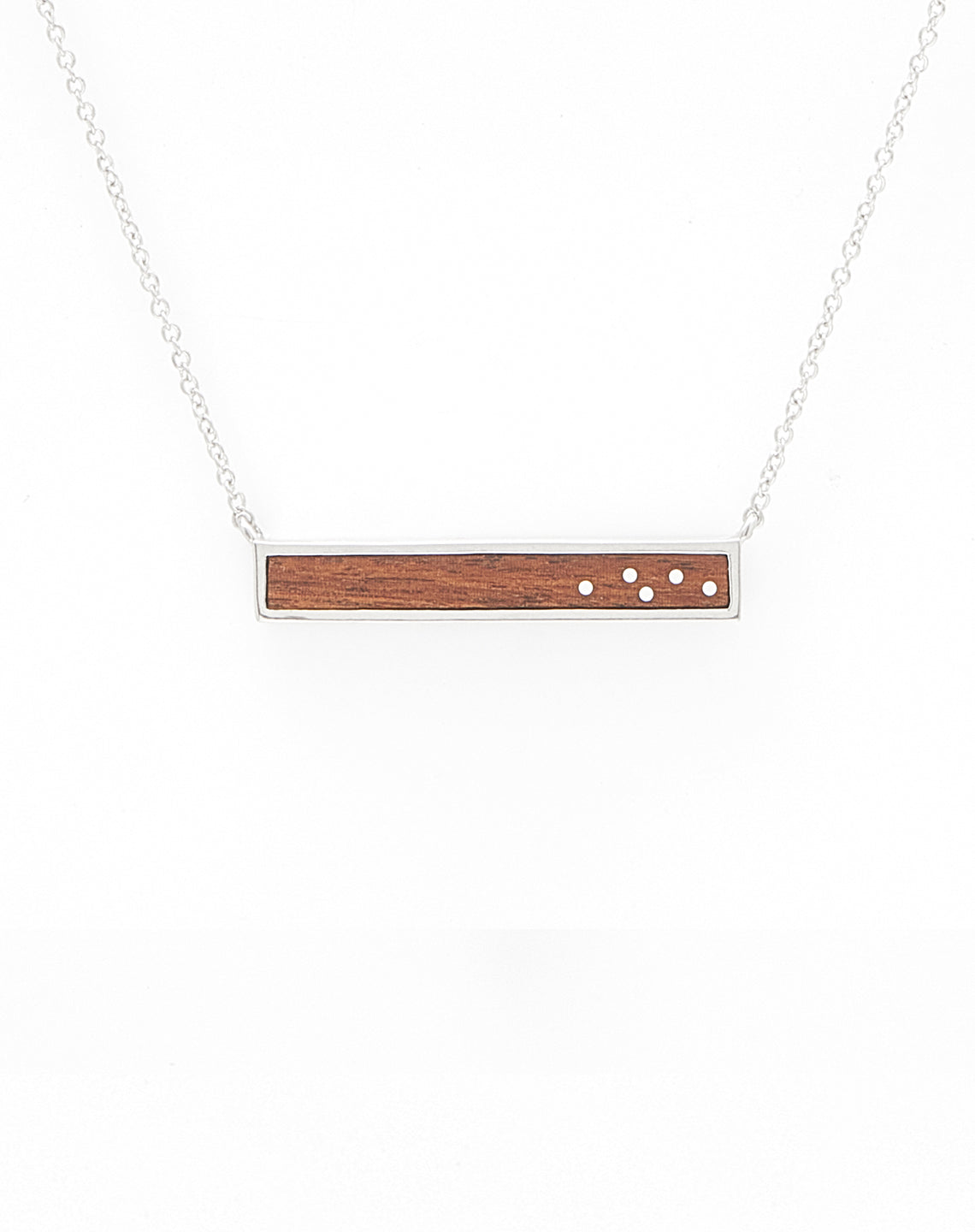 SILVER HORIZONTAL BAR INLAY