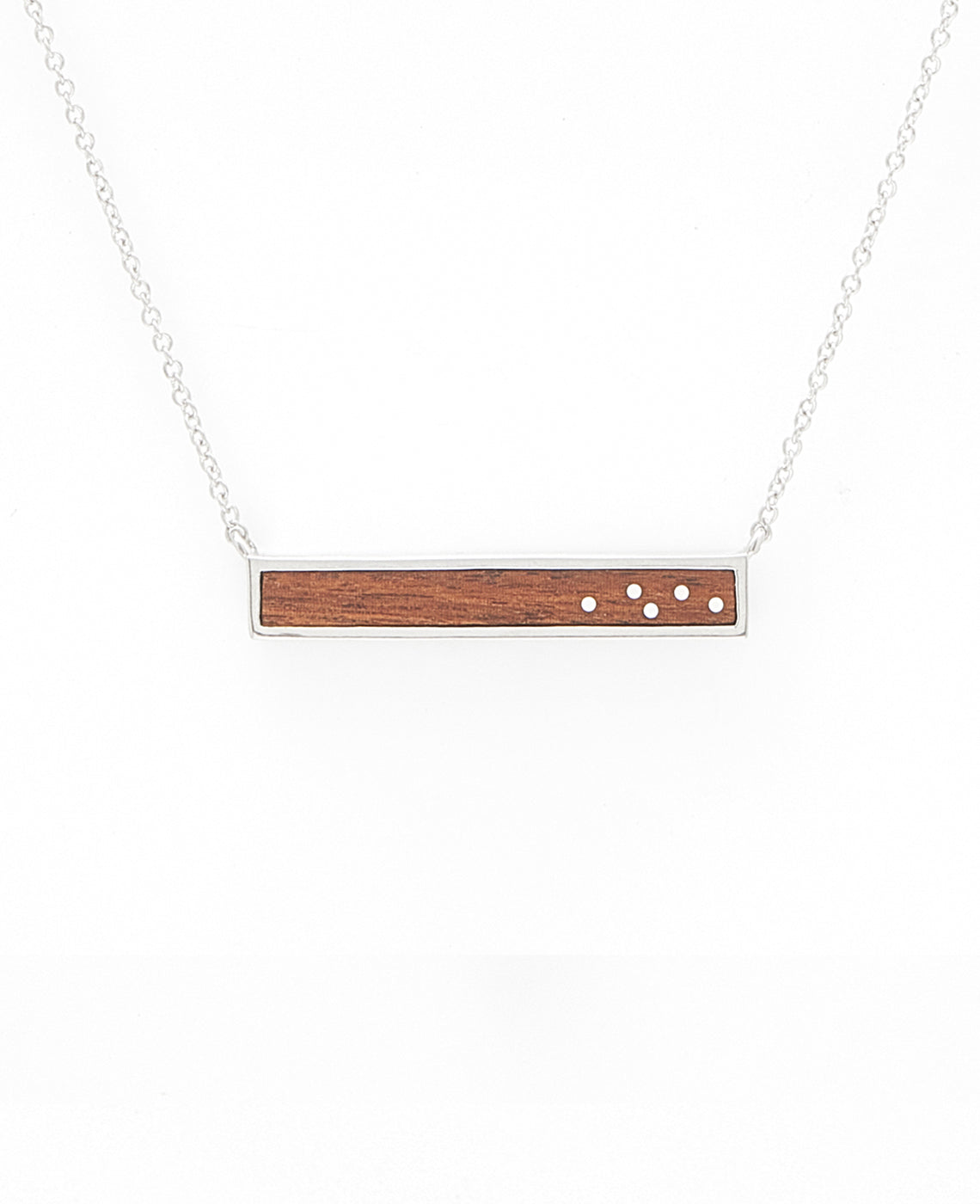 SILVER HORIZONTAL BAR INLAY