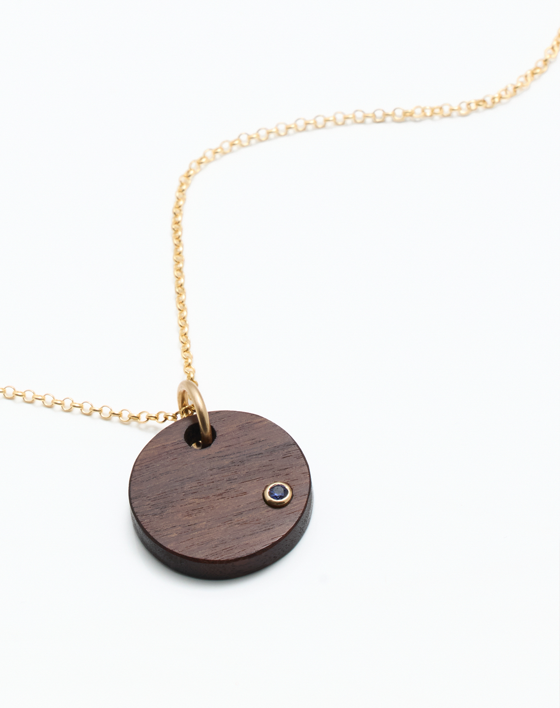 SOLO BLUE SAPPHIRE - Yellow Gold
