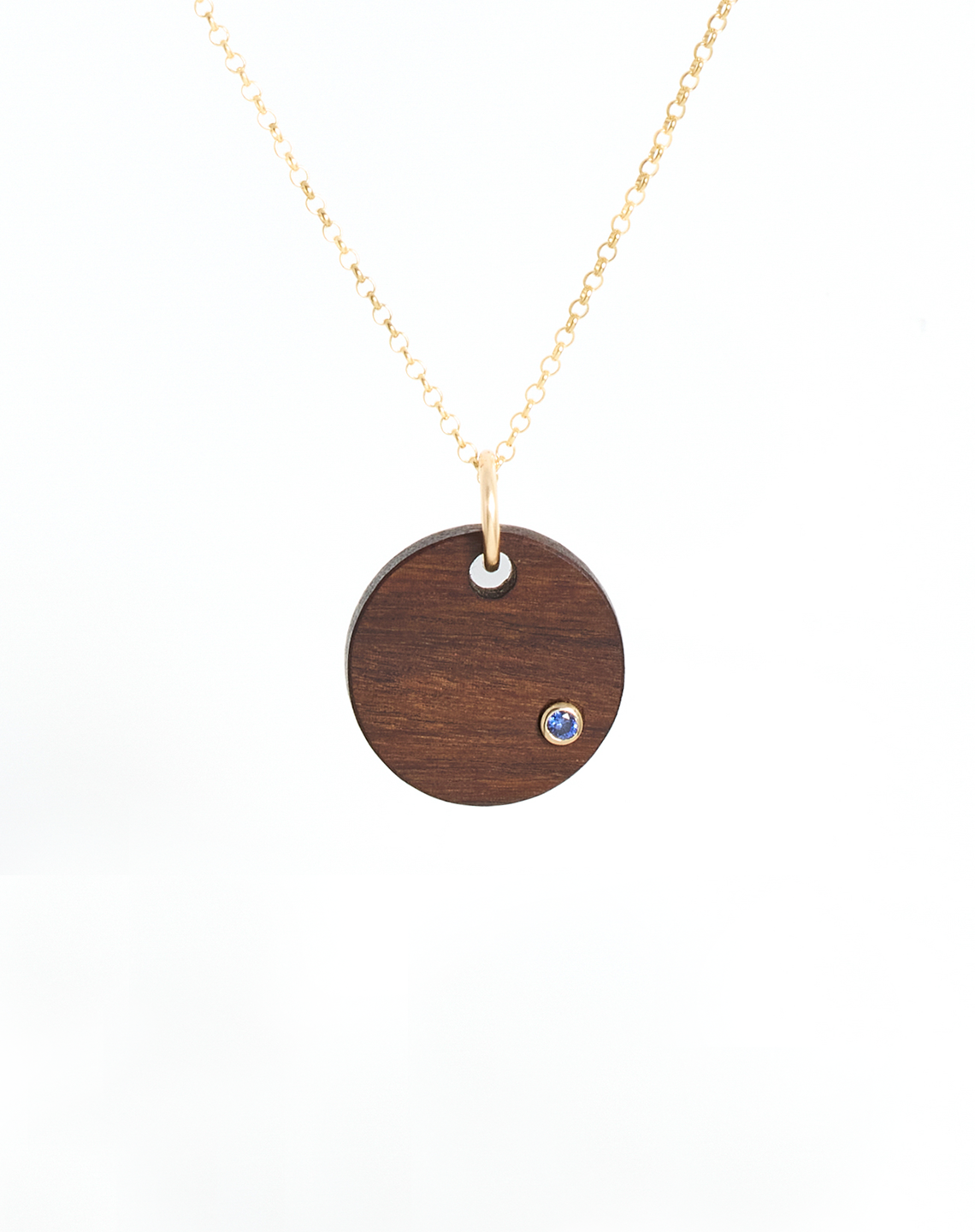 SOLO BLUE SAPPHIRE - Yellow Gold