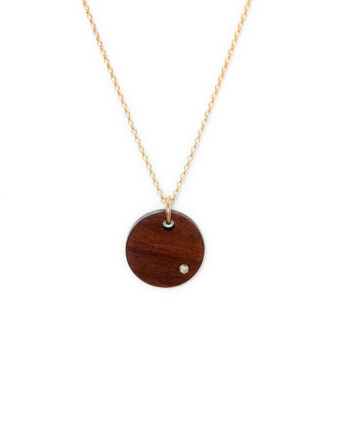 DIAMOND ROUND - Yellow Gold