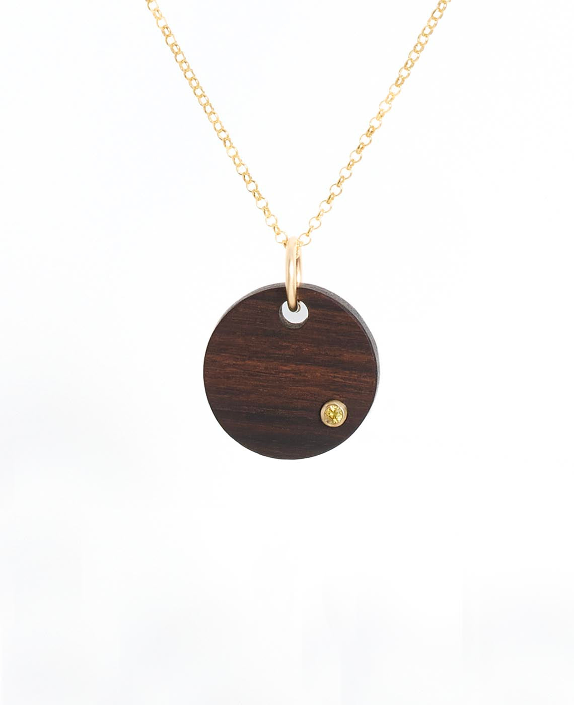 YELLOW SAPPHIRE ROUND - Yellow Gold