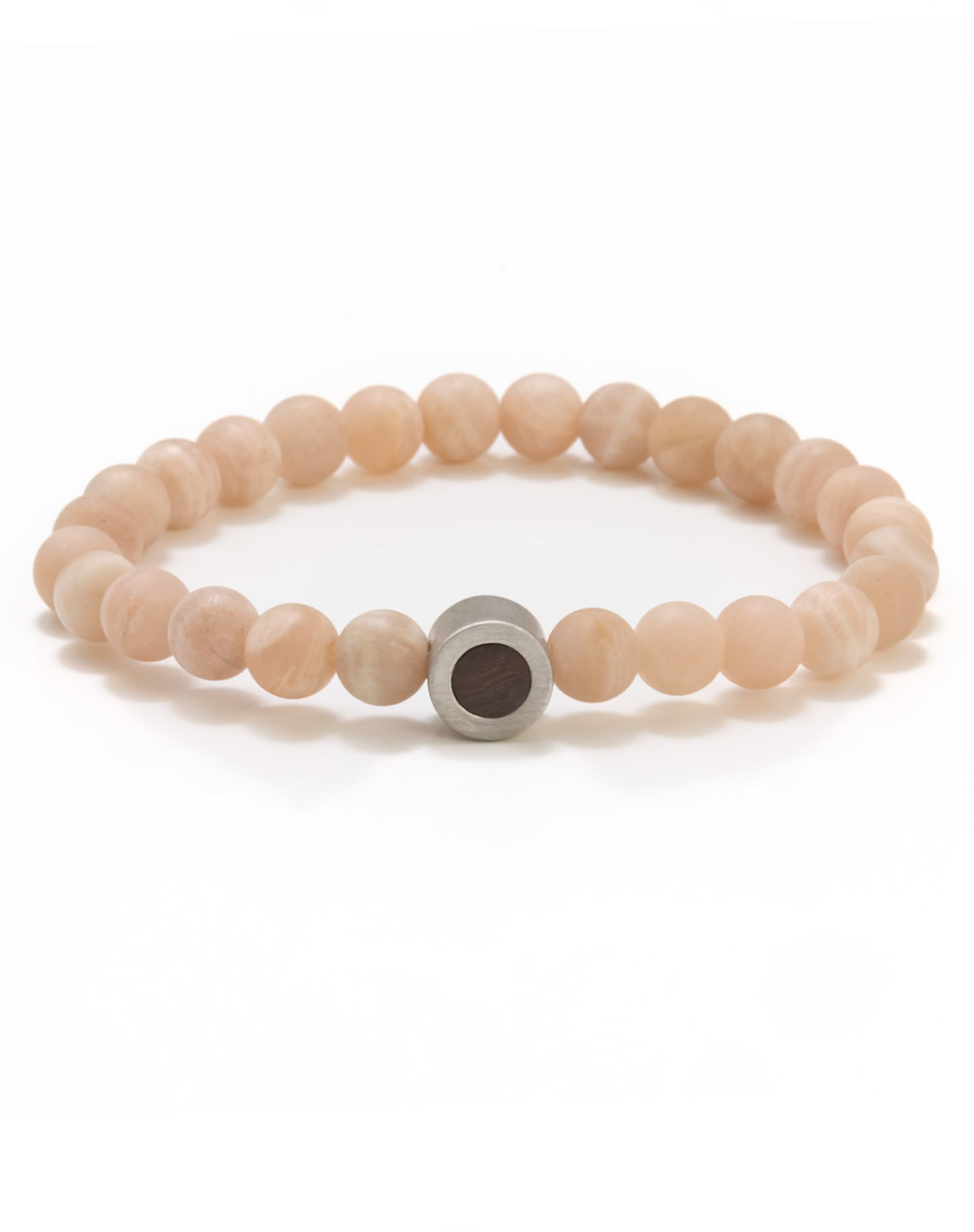 FROSTED PINK MOONSTONE - Silver