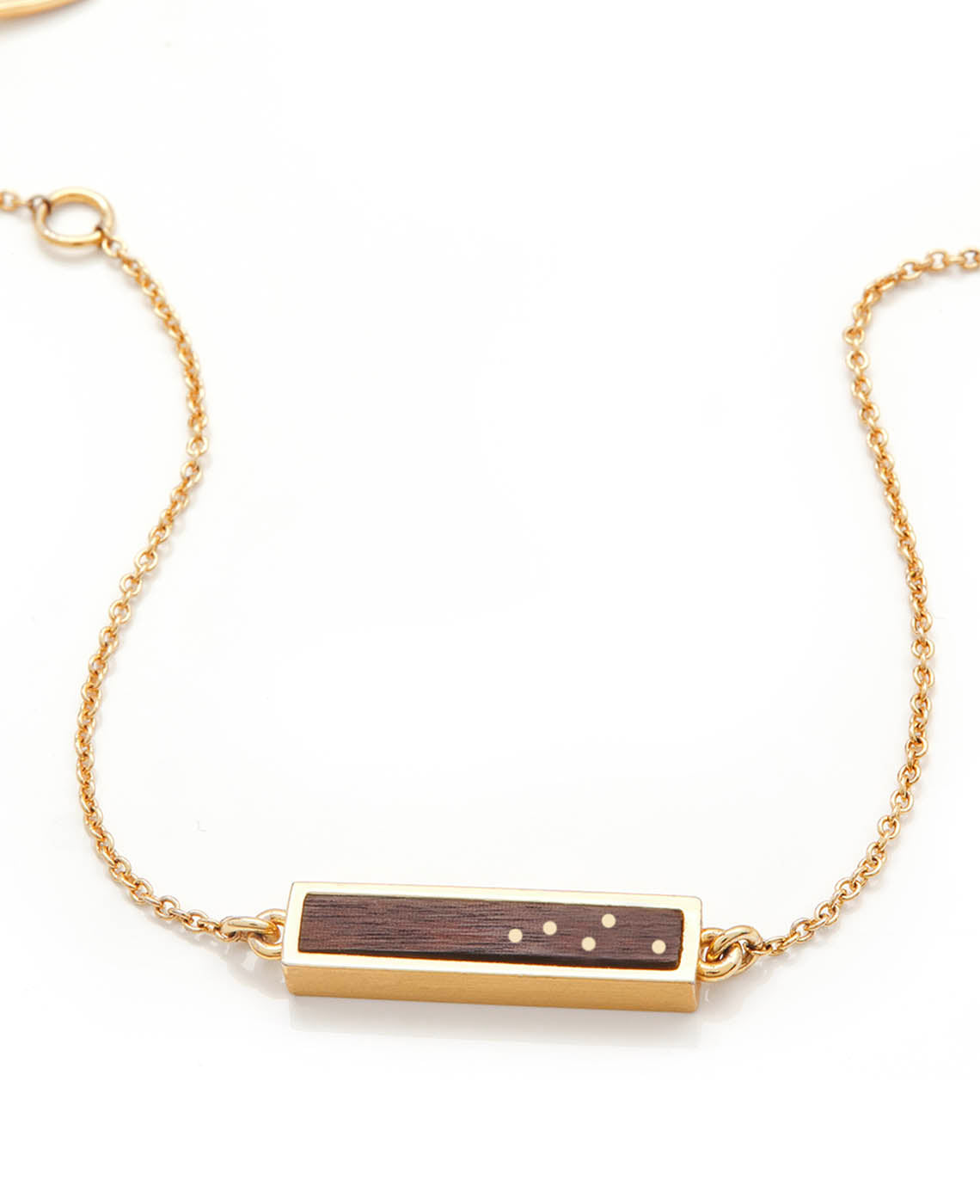 Gold Bar Inlay Bracelet