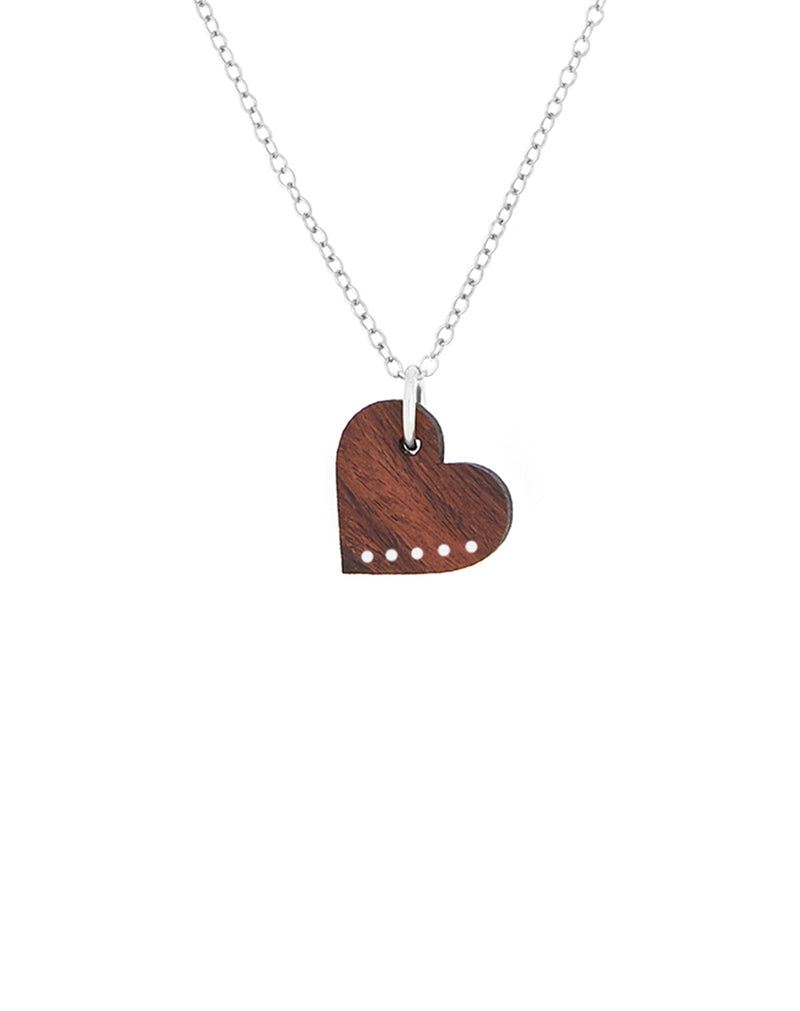 SILVER HEART INLAY
