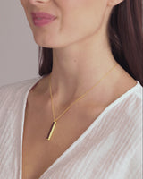 GOLD BAR PENDANT