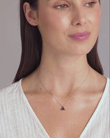 SILVER TRI PENDANT