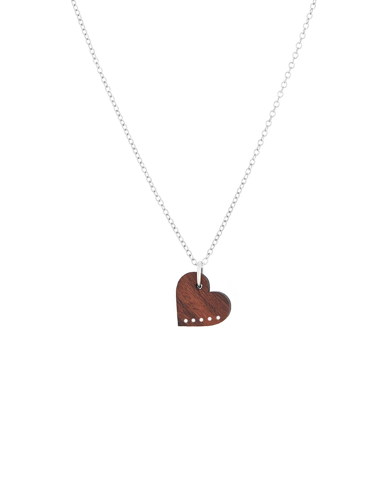 SILVER HEART INLAY