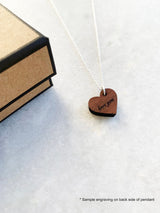 SILVER HEART INLAY
